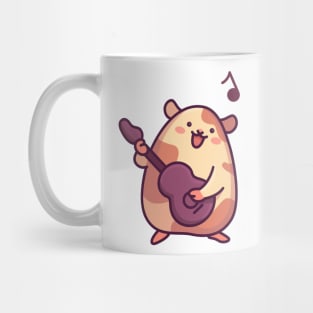 Cute Hamster Guitar Mug